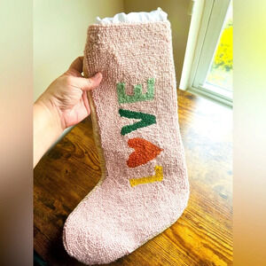 Christmas Stocking - LOVE - NWT